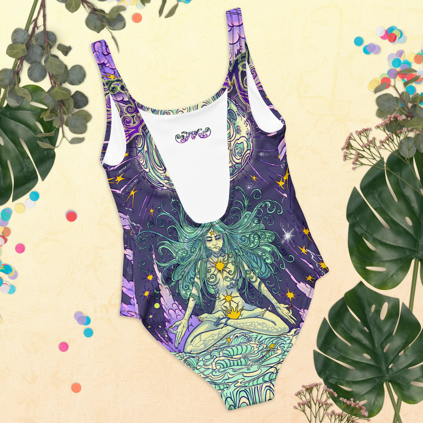 Dream One-Piece Swimsuit (Purple)