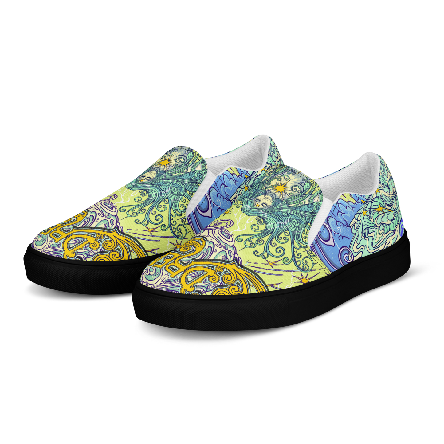 Dream Women’s slip-on canvas shoes (Yellow)