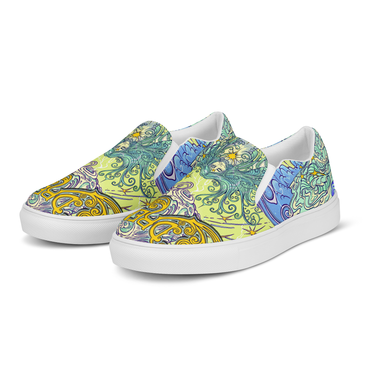 Dream Women’s slip-on canvas shoes (Yellow)