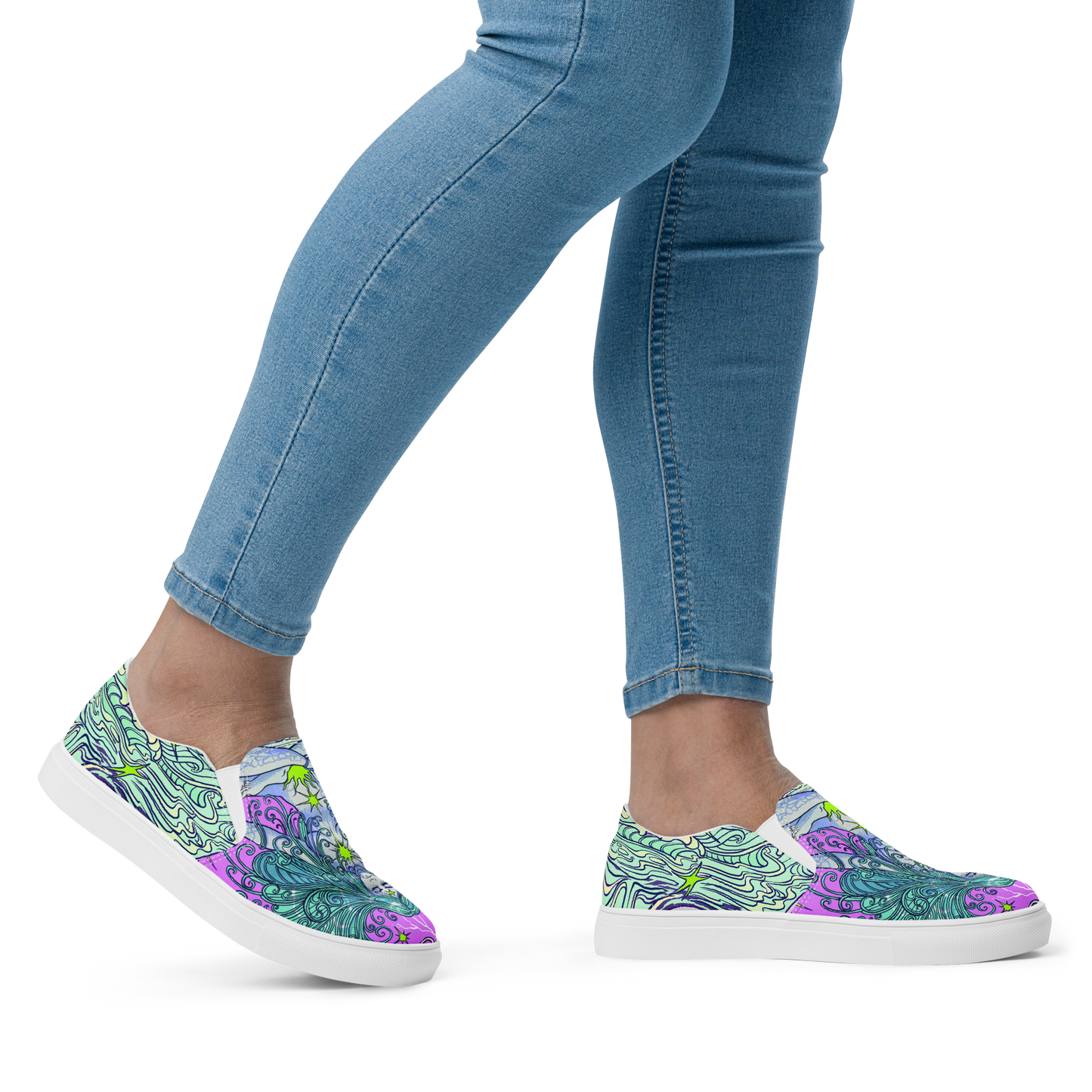 Dream Women’s slip-on canvas shoes (Pink)