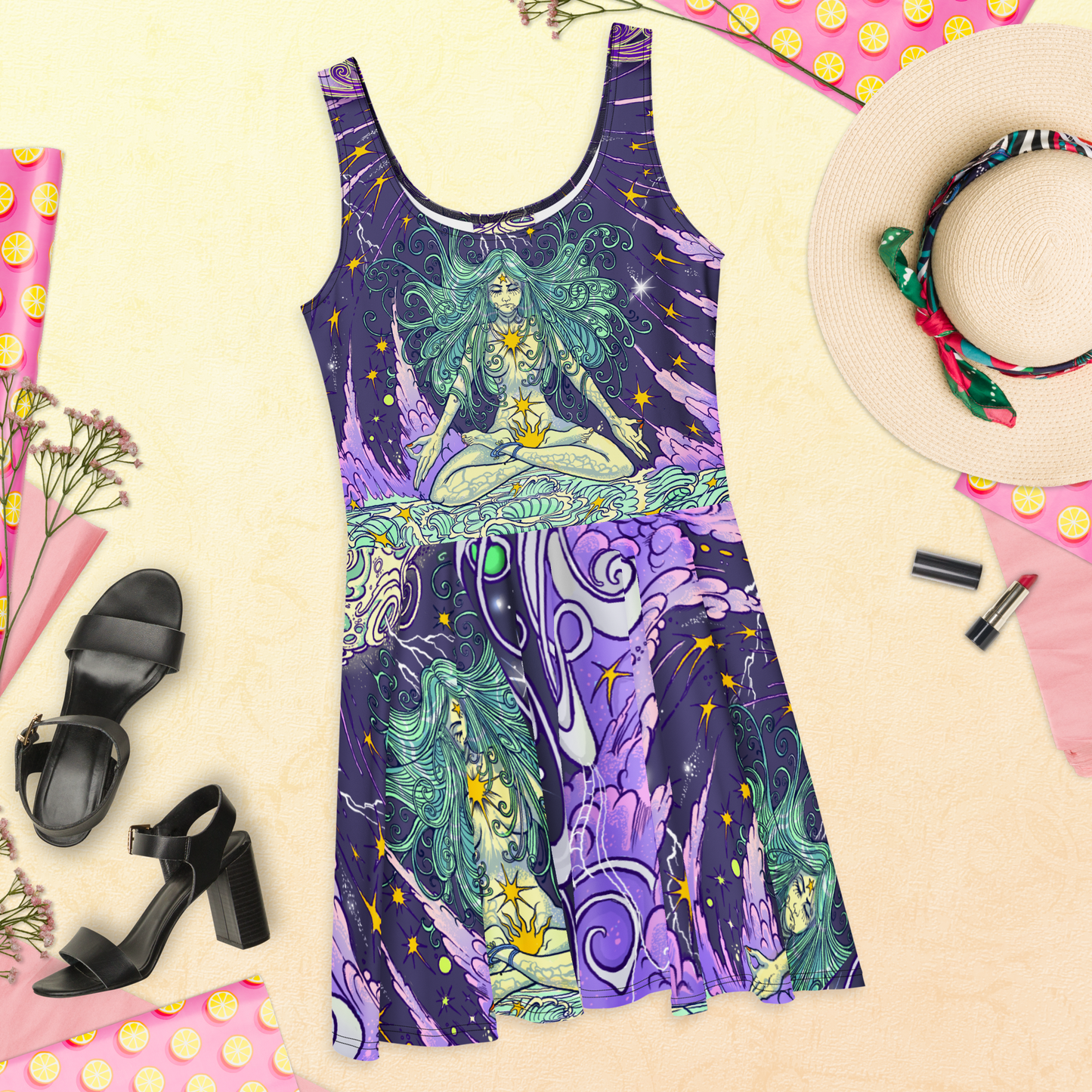 Dream Skater Dress (Purple)