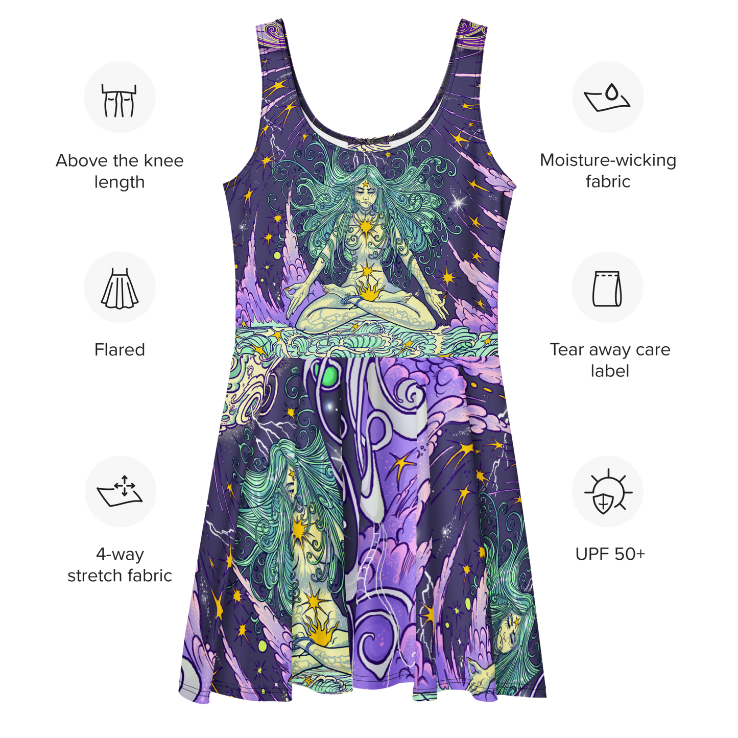 Dream Skater Dress (Purple)