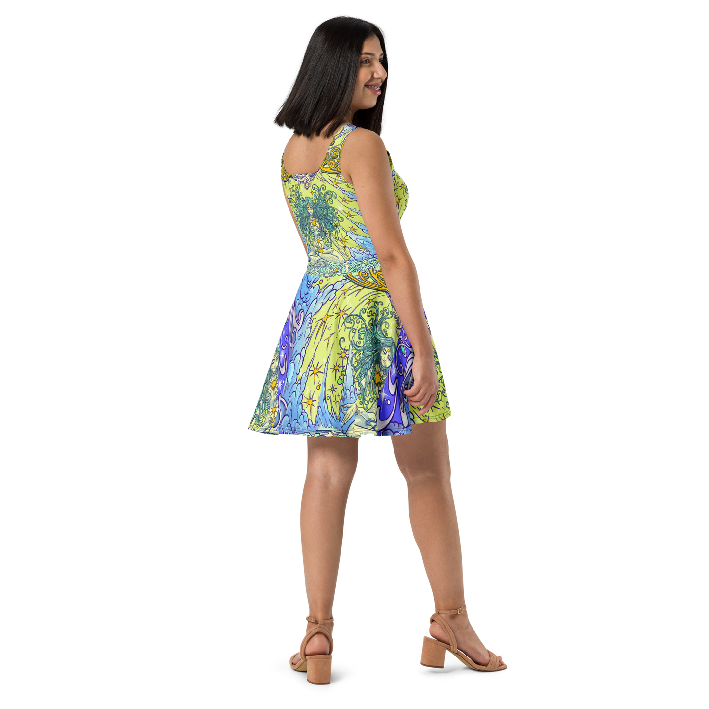 Dream Skater Dress (Yellow)