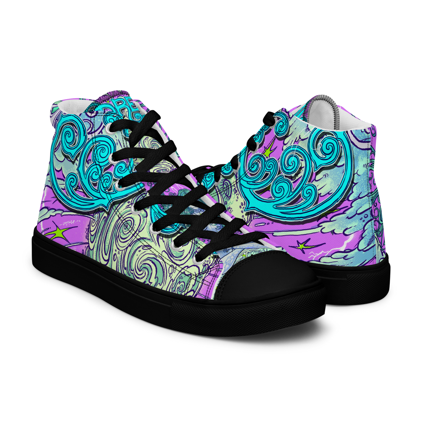 Dream Women’s high top canvas shoes (Pink)